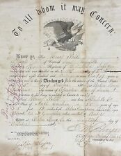 1865 Civil War Doc, 48th INF African American, Last CW Battle Fort Blakeley AL picture