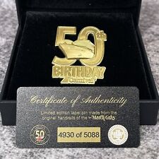 Carnival Cruise 50th Birthday Piece of History TSS Mardi Gras Ship Lapel Pin picture