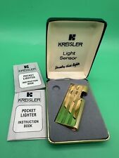 Vintage Kreisler Power Sensor Lighter Gold Tone With Case picture