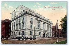 1911 Post Office Building Wheeling West Virginia WV Posted Antique Postcard picture
