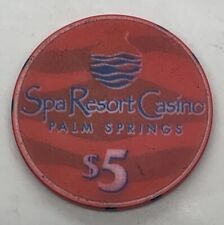 Spa Resort (Palm Springs) Agua Caliente (Rancho Mirage) CA $5 Casino Chip picture