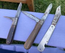 VINTAGE KUTMASTER BARLOW 2 BLADE FOLDING POCKET KNIFE WOOD GRAIN - robeson (3) picture