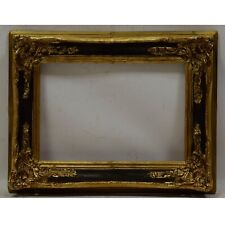 Ca. 1850-1900 Old frame with metal leaf and gold painted Internal: 13.8 x 9.4 in picture