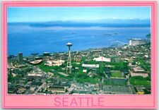 Postcard - Aerial view, The Emerald City - Seattle, Washington picture