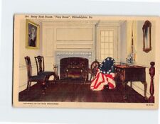 Postcard Betsy Rose House Flag Room Philadelphia Pennsylvania USA picture