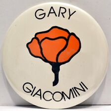 1990s Vote Gary Giacomini For Supervisor Marin County Campaign Pinback Button #4 picture