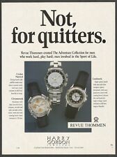 REVUE THOMMEN The Adventure Collection - 1992 Watch Print Ad picture