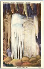 Postcard - Diamond Cascade, Shenandoah Caverns - New Market, Virginia picture