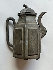 Antique Asian  (Japanese, Chinese) Pewter Teapot - 1920’s - Makers Mark Wax Seal picture