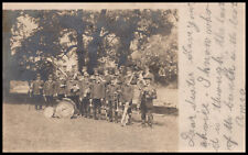Lancaster, New York, Lancaster Aerie Marching Band, Real Photo Postcard RPPC picture