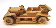 Vintage 1990's Handcrafted Solid Wood Toy Model 7
