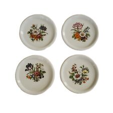 Set Of 4 Vintage Interpur Floral Decorative Round  Coasters 3.5