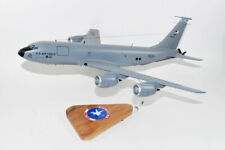 93rd Air Refueling Squadron KC-135 Model, 1/90th Scale, Mahogany, Aerial picture