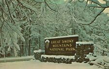 Vintage Postcard Entrance Great Smoky Mountains National Park Tennessee-NC picture