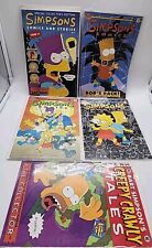 Simpsons Comics 1,2,3,5 Bongo Comics 1994 Trading Cards Intact &Tales picture