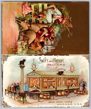 Trade Card Swift & Co. Meat Packers Columbian Expo 1893 Folder picture