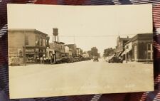 Antique RPPC of Main Street In Milford, Iowa. 1915. #2. picture