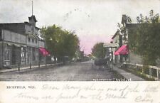 Main Street Richland Wisconsin WI Dirt Road 1907 Postcard picture