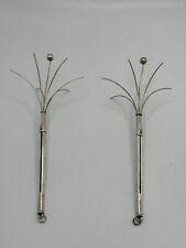 Vintage Sterling Silver Retractable Cocktail Swizzle Stick Stirrer Set of 2 picture