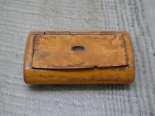 A nice example of an Antique Victorian Georgian Burr Walnut Snuff box picture