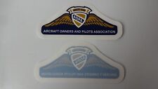 2 AOPA Aircraft Owners and Pilots Association  Sticker   Decal  5 3/8