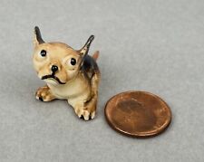 Vintage Monrovia Hagen Renaker Running French Bulldog Beagle Miniature Figurine picture