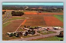 Milan OH-Ohio, Homestead Farms, Inn, Restaurant, Motels Vintage Postcard picture