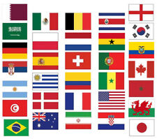 World Cup Flags 5x3FT large Flags Football Countries national teams sports UK picture