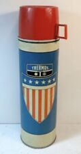 1975 Vintage King Seeley Thermos American Flag Shield Captain America Rare  picture