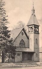 Vintage Postcard Saint Matthews Episcopal Church Jamestown New Jersey Religious picture