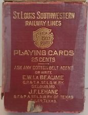 c1903 SSW-2 St.Louis Southwestern Cotton Belt Route Playing Cards picture