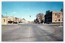 c1960's Greetings From Chadron Nebraska NE Unposted Business District Postcard picture