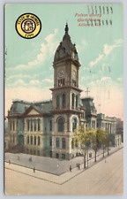 Postcard Atlanta, Georgia, Fulton County Court House 1911 A565 picture