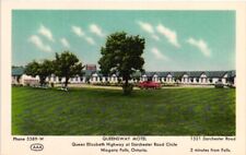 c1940's Queensway Motel, Dorchester Road Niagara Falls Ont. Canada Postcard AAA picture