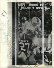 1972 Press Photo Miami Dolphins & Cleveland Browns' football game, Miami, FL picture