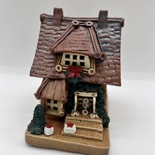 Windy Meadows Pottery Christmas Cottage Signed 1998 Vintage picture
