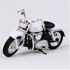 Maisto 1:18 Harley Davidson 1952 K Model White Motorcycle Model NEW IN BOX picture