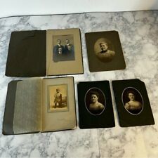 5 large cabinet card portrait photos ephemera antique vintage picture