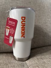 Dunkin Donuts 28 oz Stainless Insulated Tumbler w/ Silicone Collar & Straw picture