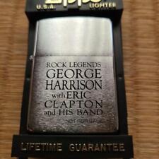 ZIPPO Lighter George Harrison with Eric Clapton and His Band Not for Sale 1990 picture