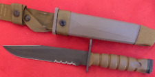 ORIGINAL Ontario USA US Army Combat fixed blade combo blade fighting knife picture
