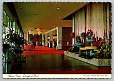 Lobby Interior-Disneyland Hotel Marina Tower-Anaheim CA VTG Postcard (Very Rare) picture