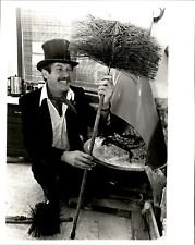 LAE2 Original Garry Watson Photo CHIMNEY SWEEP COMPANY STOVEPIPE HAT WIRE BRUSH picture