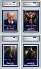 4 Donald Trump Mugshot Collector's Trading Card Holographic - Gem Mint 10 Rated picture