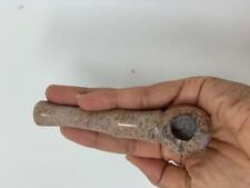 Hand carved 4 inch Stone Smoking Pipe Straight stem High Quality Elegant Pipe picture