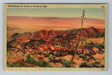Southern CA-California, Overlooking the Desert, c1943, Vintage Postcard picture