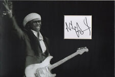 NILE RODGERS Signed 12x8 Photo Display CHIC Le Freak COA picture
