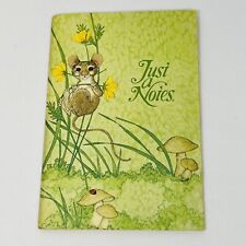 Vintage Current Just A Notes Meadow Mouse Flower Mushroom Cards Seals Set of 12 picture