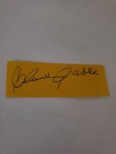 Clark Gable Autograph picture