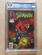 Spawn 1 CGC 9.8 NEWSSTAND UPC Edition Todd McFarlane 1992 1st Appearance NM/MT picture